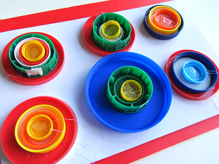 Recycled Lid Spin Station
